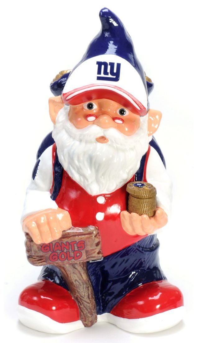 New York Giants Garden Gnome - Coin Bank