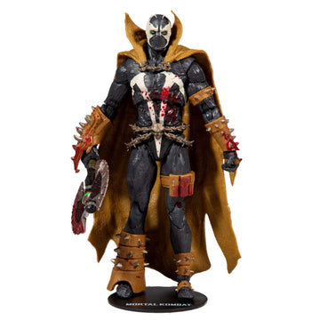 Mcfarlane Toys Mortal Kombat Spawn Bloody Classic 7' Action Figure With Accessories