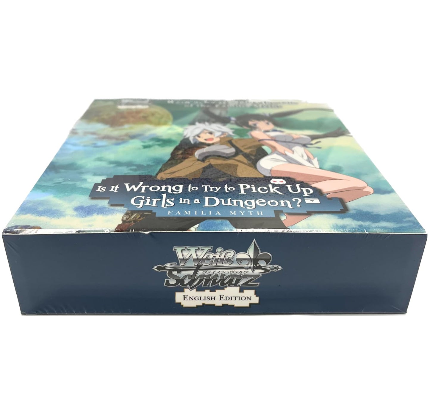 Weiss Schwarz Booster Display - Is It Wrong to Pick Up Girls in a Dungeon - White - Model WSE-DDM-S88-BP - Cardboard