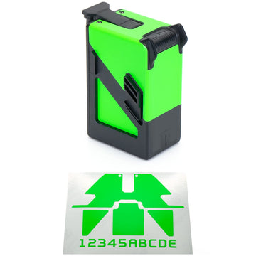 WRAPGRADE Skin Compatible with DJI FPV | One Battery (NEON Green)
