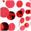 Flairs New York Happy Birthday String Decorations Party Props (Pack Of 1 String Decorations, Red Glitter Polka Dots)