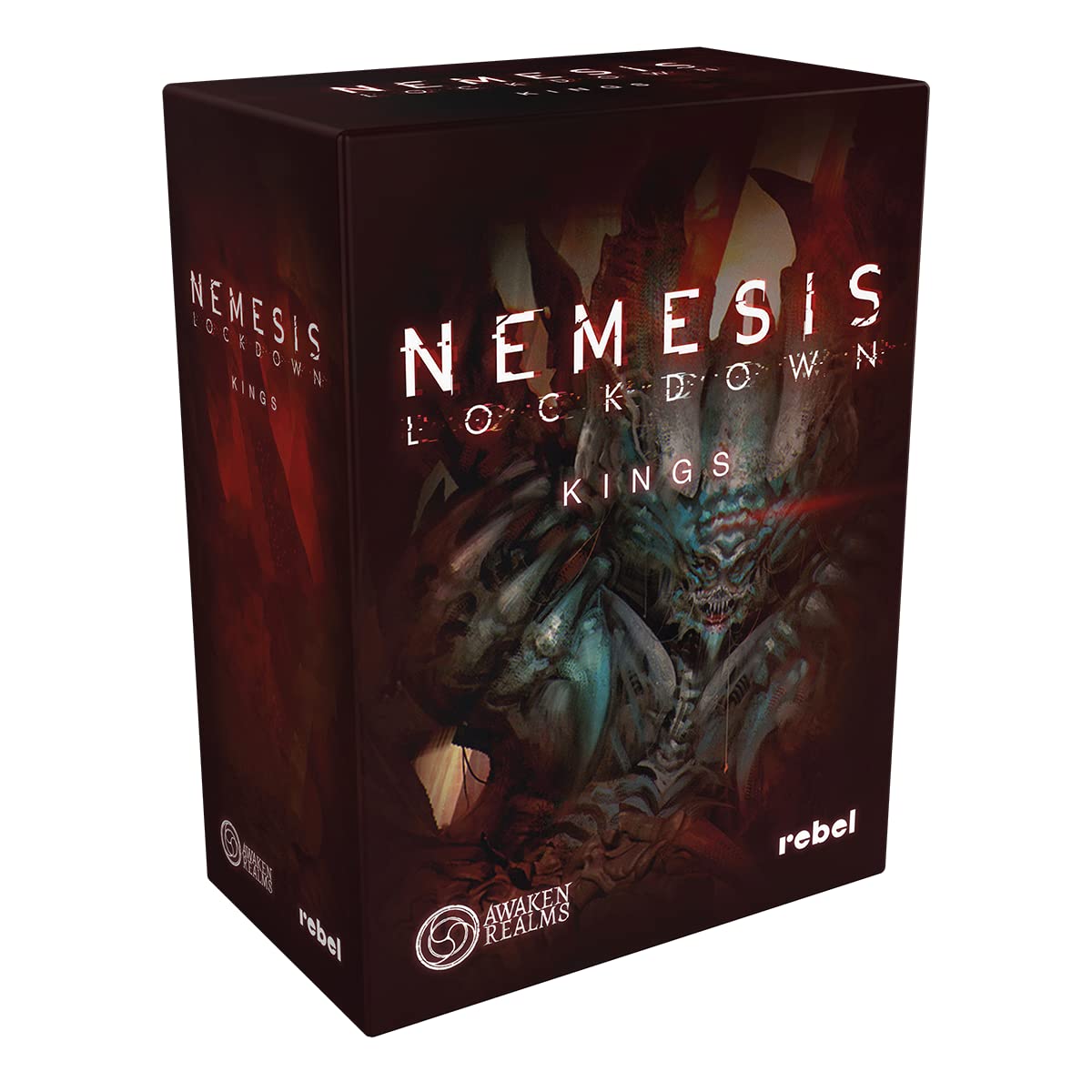 Nemesis: Lockdown: Kings - Board Game Expansion By Awaken Realms - Sci-Fi Horror Game - Strategy Game - Cooperative Adventure Ga