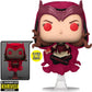 POP Marvel: WandaVision - The Scarlet Witch Glow-in-The-Dark limited availability Funko Vinyl Figure (Bundled with Compatible Box Protector Case)  Multicolored  3.75 inches