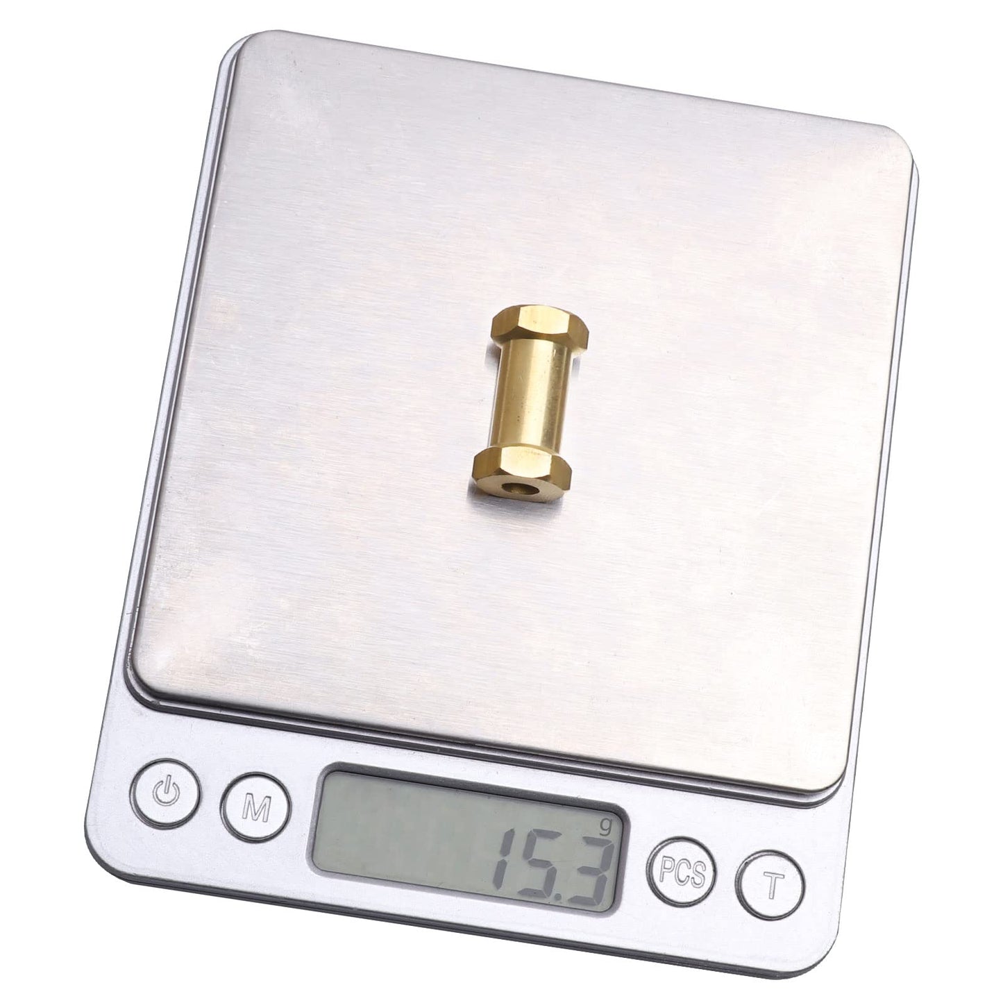 4Pcs Crazyhobby Brass Rc 12Mm Wheel Hubs Extensions Wheel Spacers Hex Drive Adapter For 1/10 Rc Crawler Axial Scx10 & Scx10 Ii 9