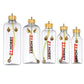 RC Engine Gas Fuel Tank 500ml, ZYHOBBY RC Transparent Fuel Bottle/Model Airplane Gas Tank 145 X 64mm- Shipped from US Warehouse