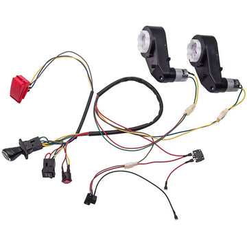 Weelye Children Electric Car Diy Accessories Wires And Gearbox,Self-Made Toy Car Of Parts, For Electric Car Kids Ride On Toys