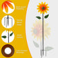 Viveta Sunflower Outdoor Wind Spinner, 4 Layers Metal Wind Spinners, Decorative Pinwheels For Yard Patio Lawn Garden