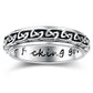HOOHWE Spinner Rings for Anxiety,S925 Sterling Silver Fidget Anxiety Worry Relieving Boredom Band Rings (5.Celtic Knot Rings, 6)