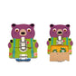 Calandis Busy Board For Toddlers Unlock Toys Fine Motor Skills Travel Toys Gifts Bear | Developmental Baby Toys | Toys For Baby
