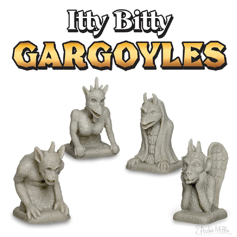 Mcphee Archie 12987 Itty Bitty Gargoyles Figurines | Set Of 4