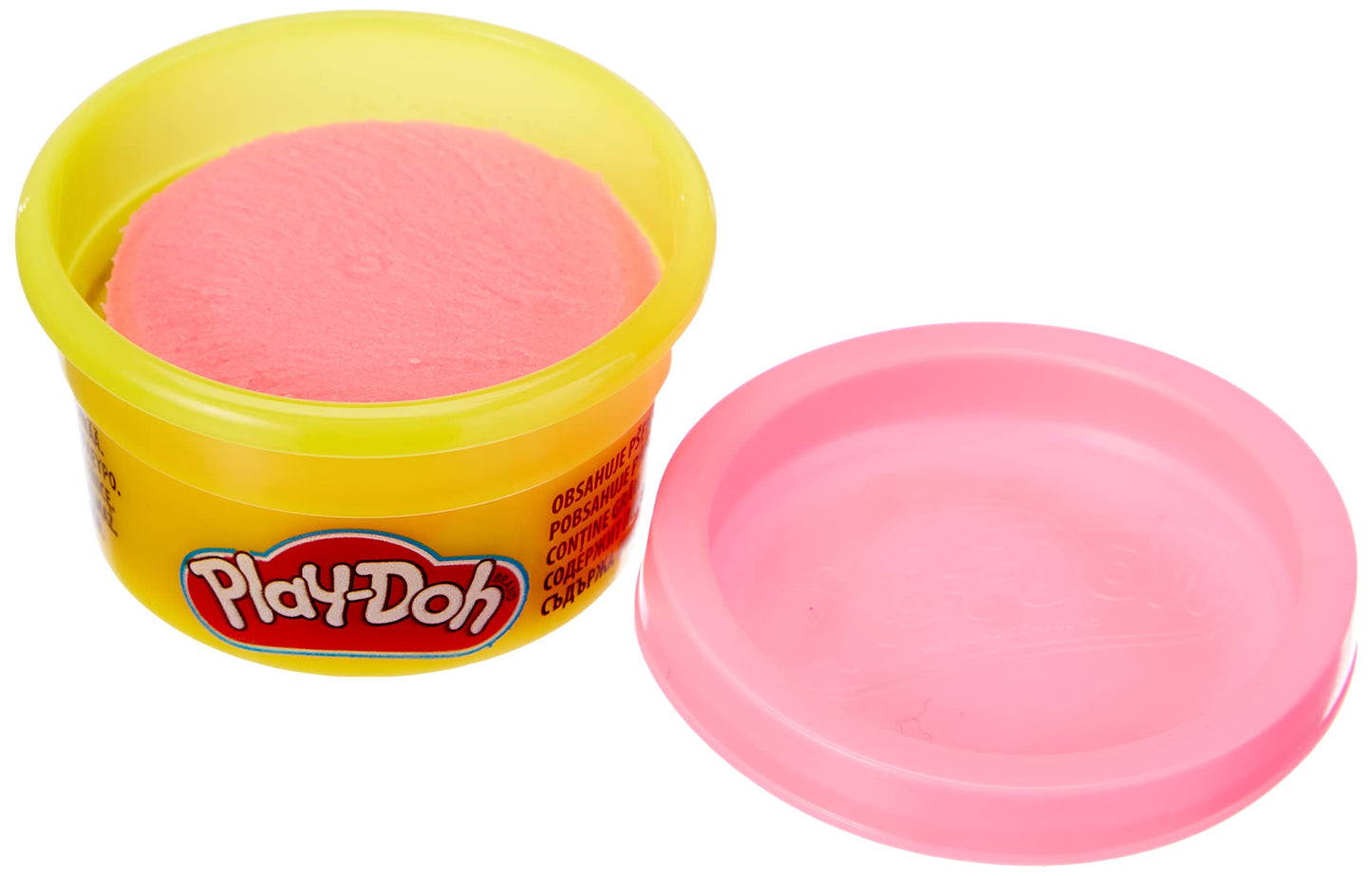 Play-Doh Kitchen Creations Double Drizzle Ice Cream Playset for Kids 3 Years and Up with 2 Drizzle Colors and 4 Classic Cans, No