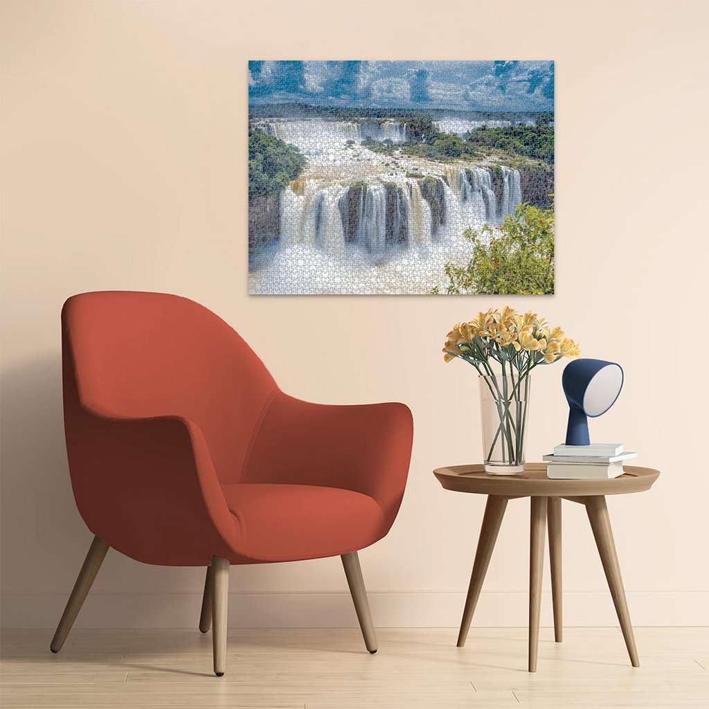 Ravensburger 2000 Piece Jigsaw Puzzle - Iguazu Falls, Brazil | Eco-Friendly Cardboard, Multicolor, 39x30 cm, Model 16607