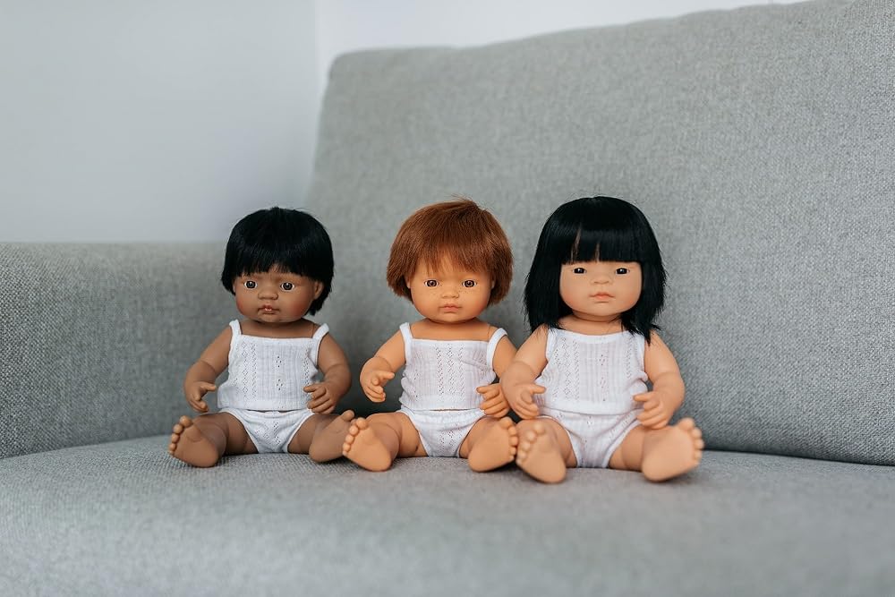 Miniland Doll 15'' Hispanic Boy (Box) - Made In Spain, Anatomically Correct, Quality, Inclusion