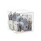 Cargooy Clear Piggy Bank for mature-themeds Kids  Transparent Money Bank for Cash Savings and Coin Savings  Acrylic Clear Box Must be Broken to Open  Birthday Gifts for Kids and mature-themeds (Cube)