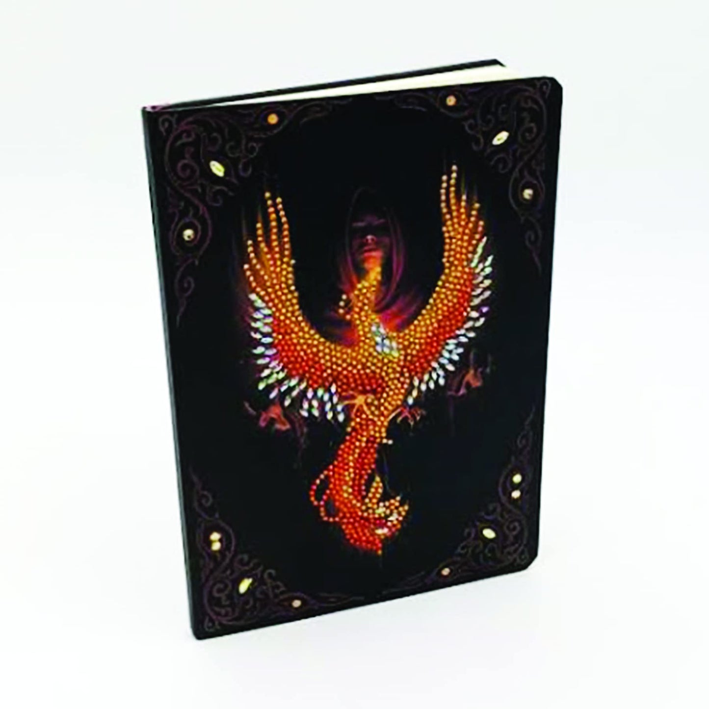 Crystal Art Diamond Painting Notebook - Phoenix Rising Notebook Kit - Create a Sparkling Notebook Cover using Crystals - For age