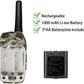 Retevis Rt628 Walkie Talkies For Kids Rechargeable,22Ch Vox Long Range Kids Walkie Talkie,Toys For 6-12 Year Old Boy Birthday Gifts For Outdoor Scavenger Hunt(Camouflage, 2 Pack)