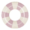 Petites-Pommes Swimming Pool Floats For Adults - Durable Inner Tube, Handprinted Classic Striped Design Tube Float, Soft Comfort