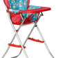 Fash N Kolor Baby Doll High Chair With Tray, Fits Up To 20 Inch Baby Dolls, Flower Print Toddler Furniture Toy High Chair (Limit