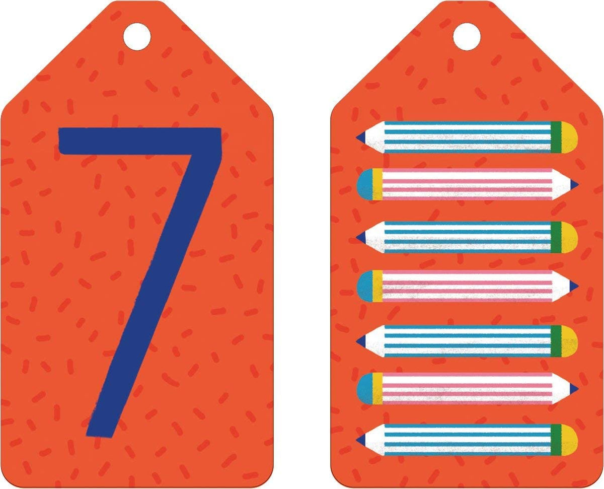 Preschool Basic Counting Keycards Great For Travelling