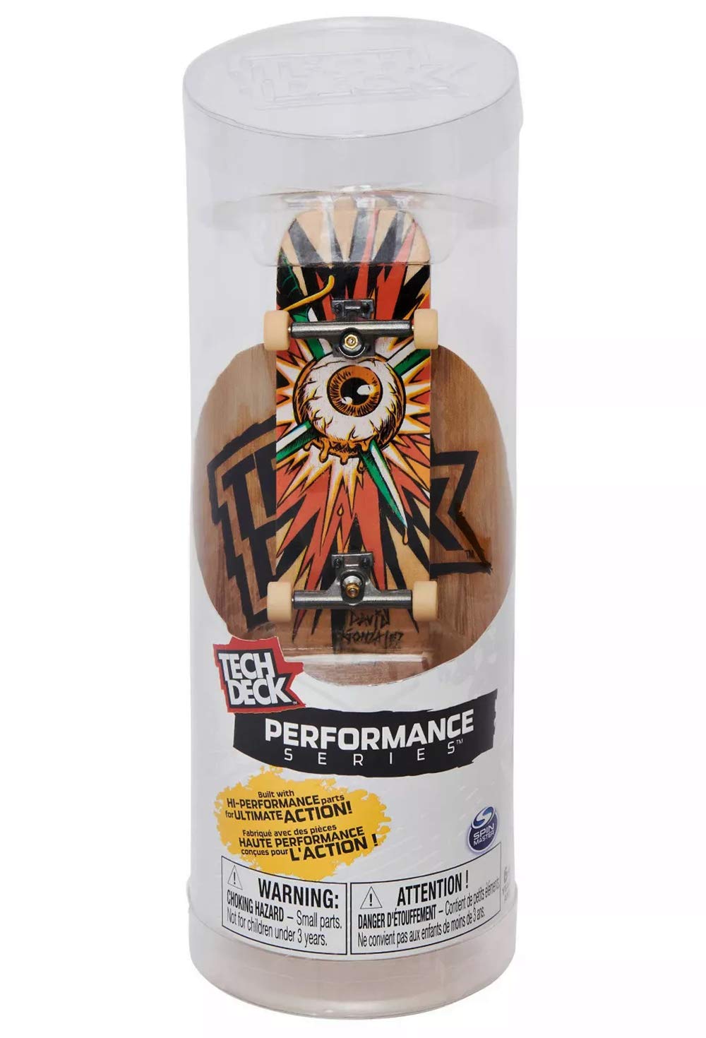 TECH DECK Flip Skateboard - David Gonzalez Blast Complete Fingerboard, Wood, Multicolor