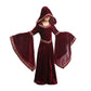 Bju Girls Medieval Princess Costume Renaissance Costume Kids Hooded Robe Dress Halloween Cosplay