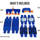 TechConnext Ultimate Monster Truck Track Ramp Add-On, Small, Blue, Plastic - Compatible with Hot Wheels & Monster Jam Trucks