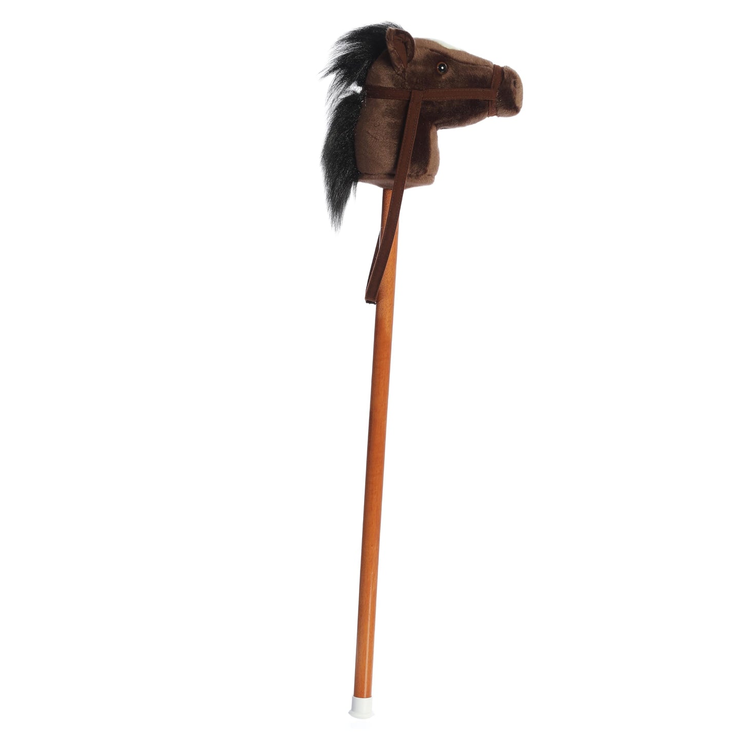 Aurora Rideable Dark Brown Pony Stuffed Animal - 37" X-Large, Polyester, Active Fun
