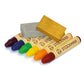 Stockmar Wax Crayons - Anniversary Rainbow Edition - 6 Sticks, 2 Blocks Wax Crayons, in Tin Case, Waldorf Art Supplies