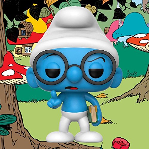 Funko Pop Animation Brainy Smurf Toy