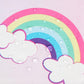 Wernnsai Unicorn Party Tablecloth - 1Pcs 108'' X 54'' Rainbow Table Cover Unicorn Party Decorations Disposable Unicorn Plastic Table Cloths For Girls Birthday Party Baby Shower Supplies