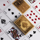 Bicycle Metalluxe Gold Playing Cards - enhanced Metal Foil Finish - game-style Size