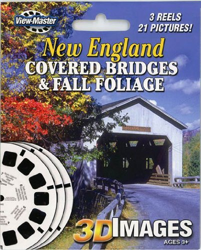 New England Covered Bridges & Fall Foliage - Classic Viewmaster 3Reel Set - 21 3D Images