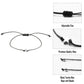 WATINC 13th Birthday Wish Bracelet, Adjustable Star Cord Bracelets with Make A Wish Cards, Friendship Simple Handmade Jewelry Bi