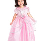 Little Adventures Royal Pink Princess Dress Up Costume For Girls (Large Age 5-7) - Machine Washable Child Pretend Play And Party Dress With No Glitter