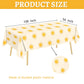 Oigco 3Pcs Boho Sun Birthday Party Tablecloths First Trip Around The Sun Party Decorations Disposable Plastic Table Covers Boho