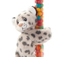 The Petting Zoo Snow Leopard Stuffed Animal Plushie Slap Bracelet, Gifts For Kids, Candypalz, Zoologee Snow Leopard Plush Toy