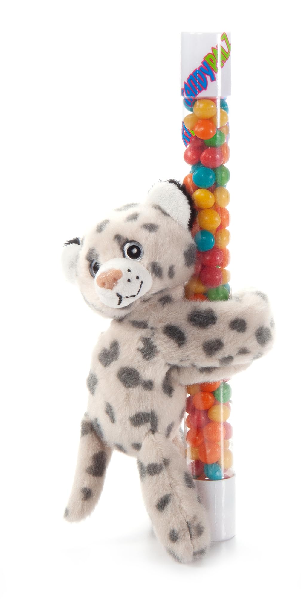 The Petting Zoo Snow Leopard Stuffed Animal Plushie Slap Bracelet, Gifts For Kids, Candypalz, Zoologee Snow Leopard Plush Toy