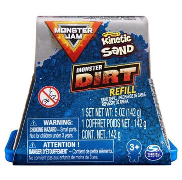 Monster Jam - Kinetic Sand - Monster Dirt 5 oz. Refill Pack (Blue)