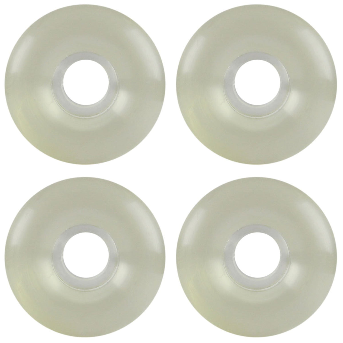 52mm CLEAR Gel Skateboard Wheels Skateboards 52mm 98A