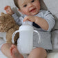 Pinky Reborn 24 Inch Reborn Toddler Baby Doll Boys Realistic Soft Silicone Newborn Babies Dolls Gift Set For Kids Age 3+