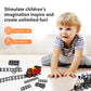 Etarnfly 42Pcs City Train Tracks, Classic Accessories, Railroad Building Toy Compatible With All Major Brand - 38 Straights, 2 L