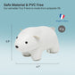 Little Big Friends Tiny Friends | Rattle Toy | Special Stuffed Animal | Easy To Clean | Nathan The Polar Bear