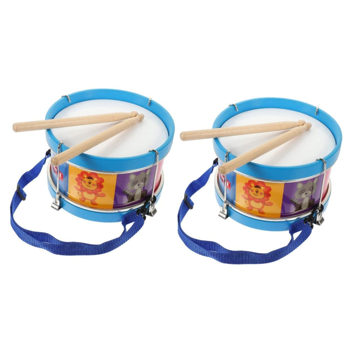 Excluzo 2 Sets Children Playing Snare Drum Musical Toys For Toddlers Kids Musical Toys Educational Toys For Kids Children Drum S