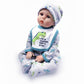 Reborn Baby Doll Clothes Boy 22 Inch Accesories Outfits 5 Piece Set For 20-22 Inch Reborns Doll Newborn Baby Boy Doll Clothing