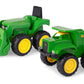 John Deere Vehicle Set - Includes Dump Truck Toy And Tractor Toy With Loader - Kids Outdoor Toys - Kids Construction Toys And Sa