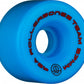 Rollerbones Team Logo 98A Recreational Roller Skate Wheels (Set Of 8), Blue, 57Mm