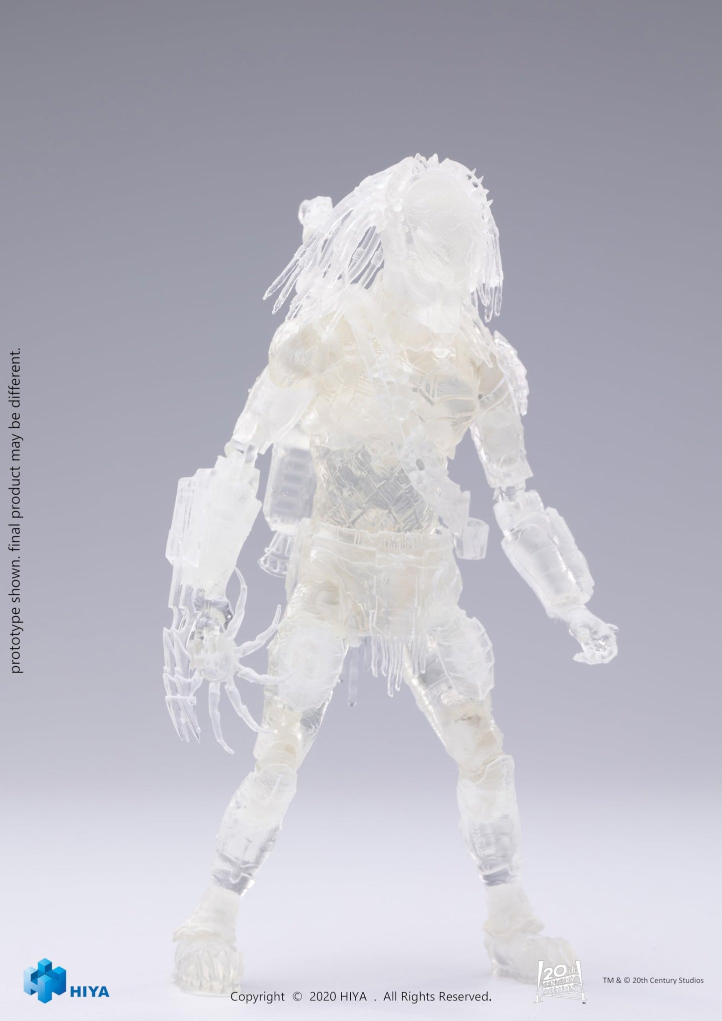 Hiya Toys Exquisite Mini Series 1/18 Scale 5 Inch AVP2 Invisible Wolf Predator Cloack Action Figure