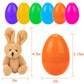 Newbea 24 Pack Prefilled Easter Eggs With Stuffed Animals,3.15'' Plastic Easter Eggs Filled With Toys,Perfect For Easter Eggs Hu