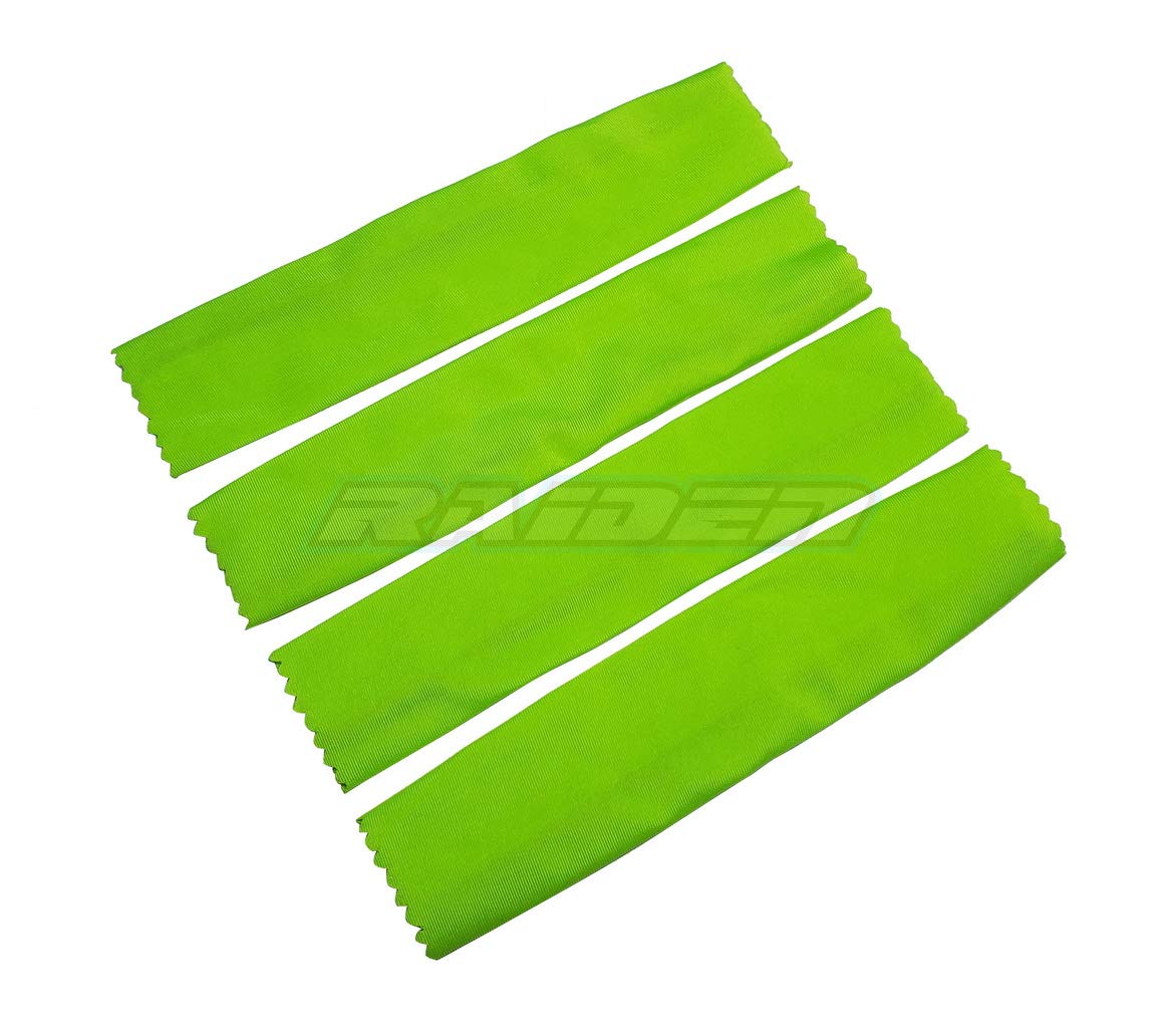 Damper Shock Sleeves Dirt Dust Resist Guard Cover for Traxxas 1/5 X-MAXX XMAXX Outcast KRATON 8S 4pcs - Fluorescent Green