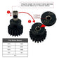 AIYIHOBBY Metal Steel 6878 Differential Gear Complete Slipper Clutch and 32P 15T/17T/19T Pinions Gear Set for Traxxas Slash 4X4